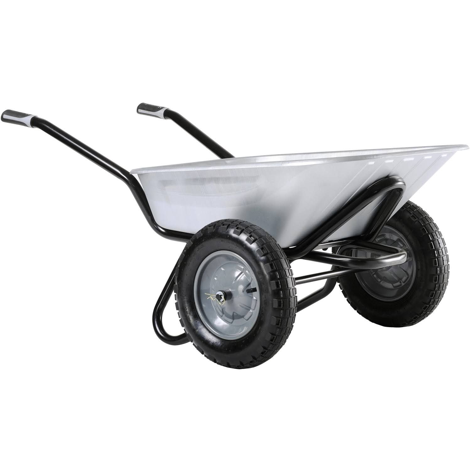 Brouette Aktiv Excellium 100 twin galva roues gonflées Haemmerlin