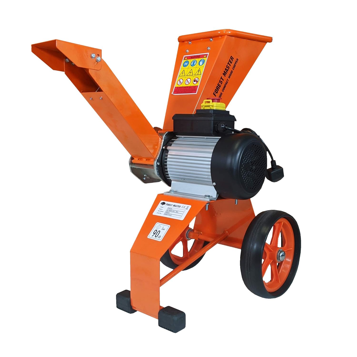 Forest Master FM4DDE broyeur de Jardin électrique 2800 W 4 CV pour Branches, Feuilles de Bois