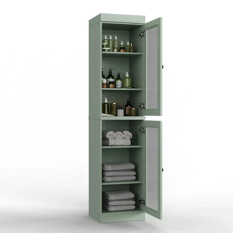 Meuble sous-vasque 100 % bois massif 42 cm avec portes en option par Palace Imports
