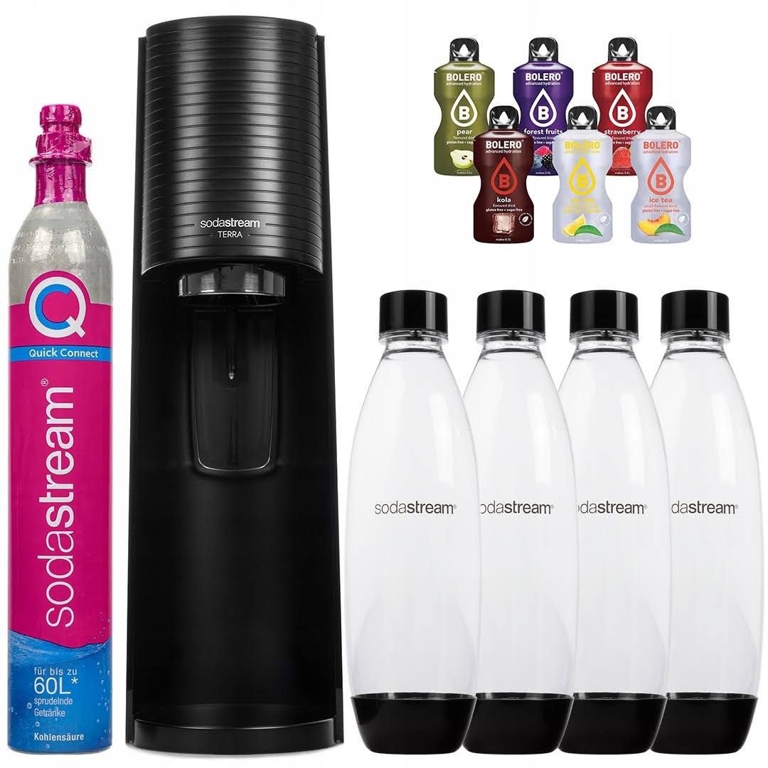 Sodastream Terra Saturateur Noir avec accessoires