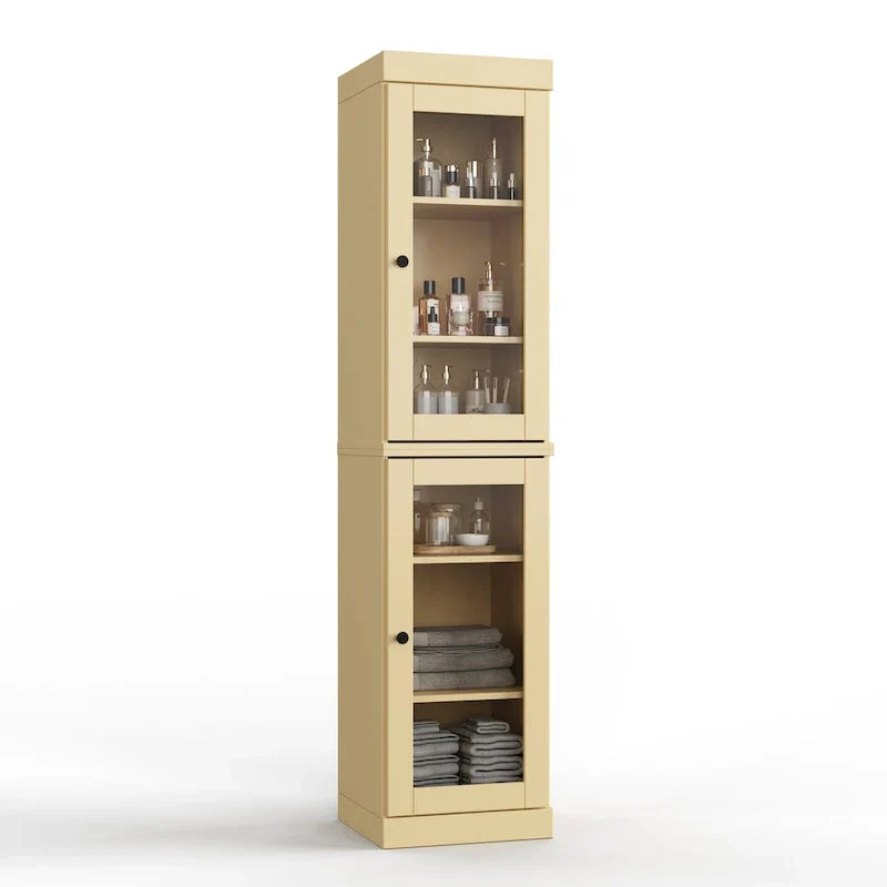 Meuble sous-vasque 100 % bois massif 42 cm avec portes en option par Palace Imports