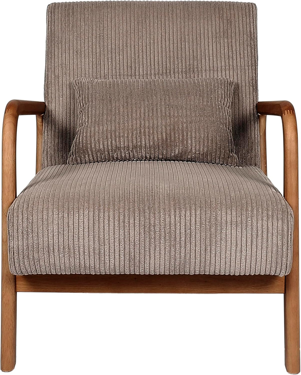 HOME DECO FACTORY, HD0348, Fauteuil Salon Cotele Scott Taupe, Softness, Mobilier, Assise, canapé et Fauteuil, 64,5x75x83,5 cm, Hauteur Assise 43 cm, Taupe