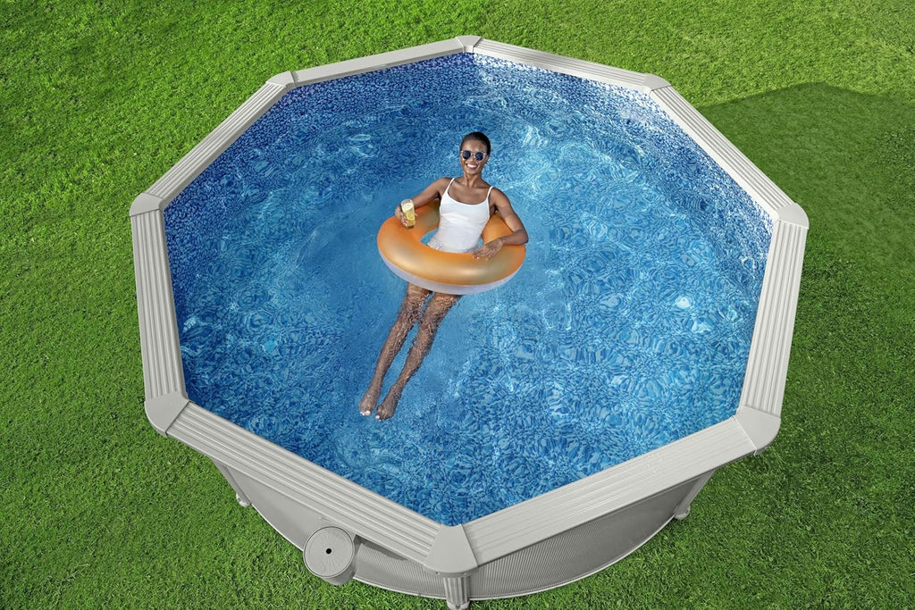 Bestway Piscine Acier Hors Sol Ronde Hydrium 360 x 122 cm