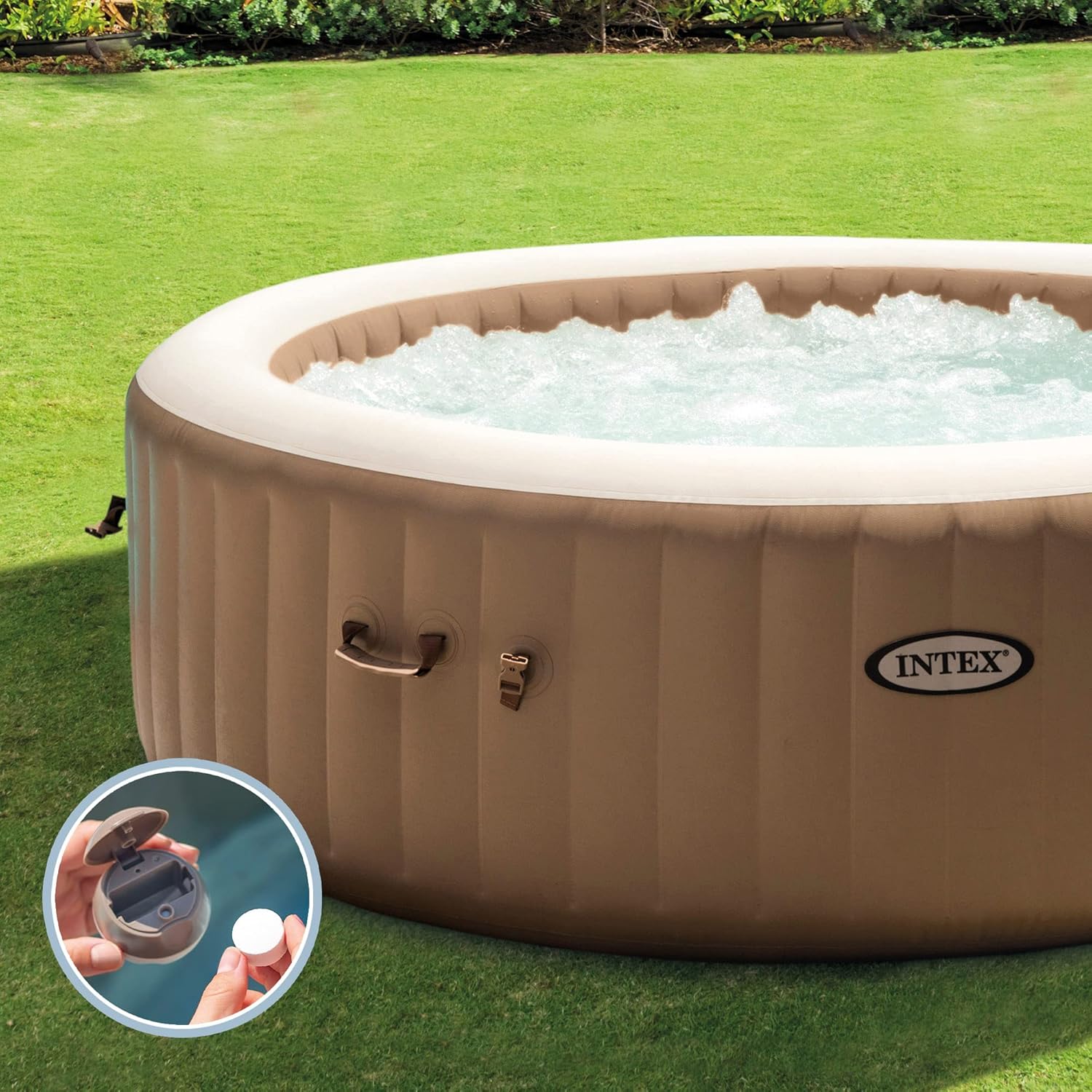 Intex Pure Spa Sahara 4 Places 28426EX Beige
