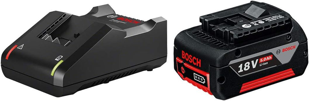 BOSCH Kit 18V BK602BAG (GDX 18V-180 + GBH 18V-21 + GKS 18V-57 + GST 18 V-LI S + GWS 18-125 V-LI + GSR 18V-60 C +3 Batteries de 5,0 Ah + Chargeur + 2 Sacs)