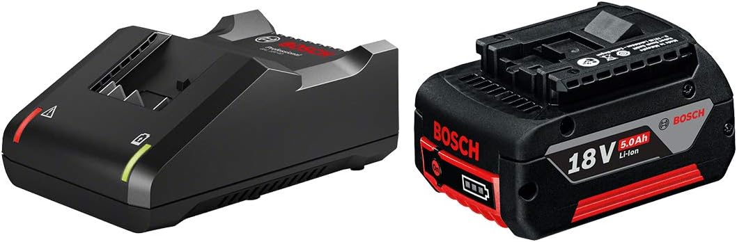 BOSCH Kit 18V BK602BAG (GDX 18V-180 + GBH 18V-21 + GKS 18V-57 + GST 18 V-LI S + GWS 18-125 V-LI + GSR 18V-60 C +3 Batteries de 5,0 Ah + Chargeur + 2 Sacs)