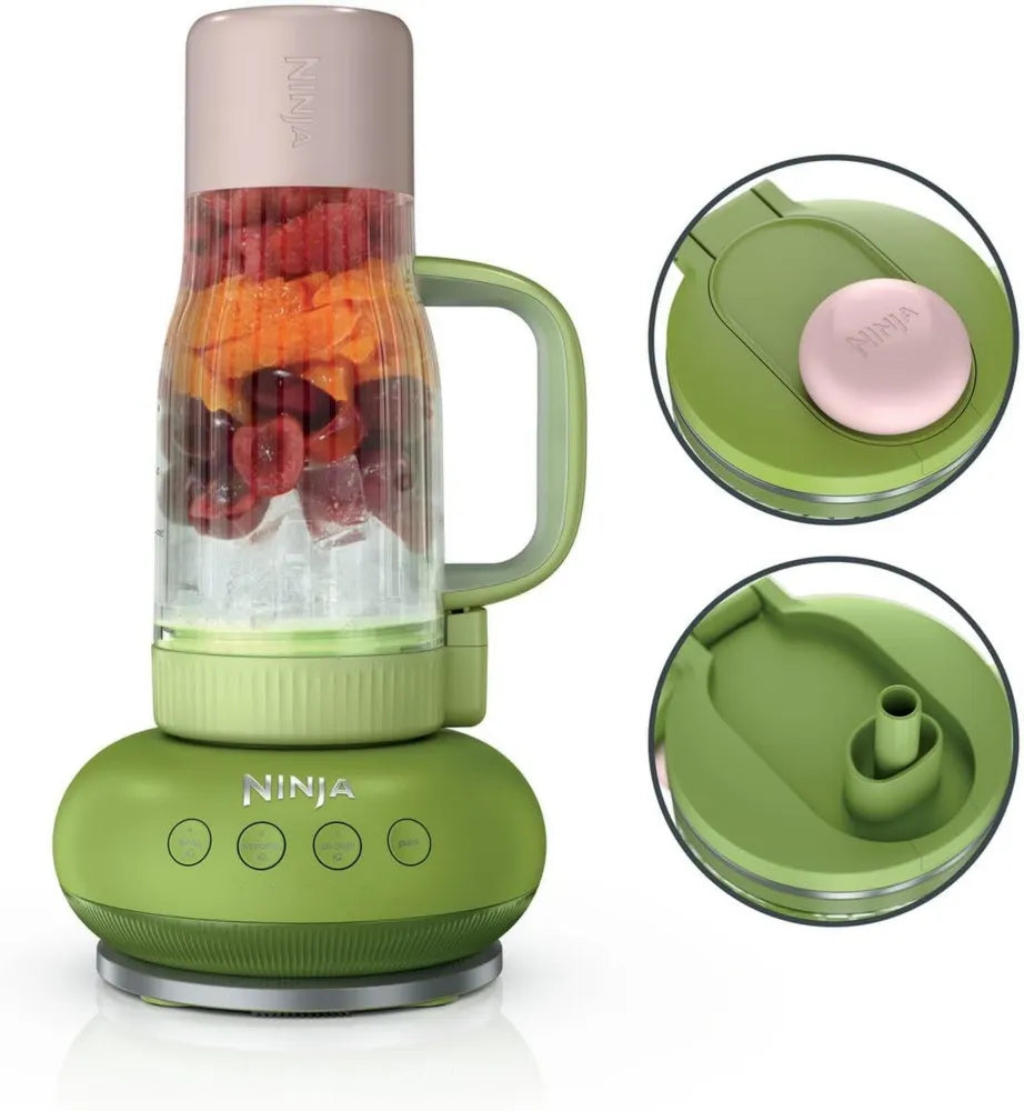 Mixeur Ninja BlendBoss avec Tasse Portable, 3 Modes Automatiques, Pastèque DB351EUGN