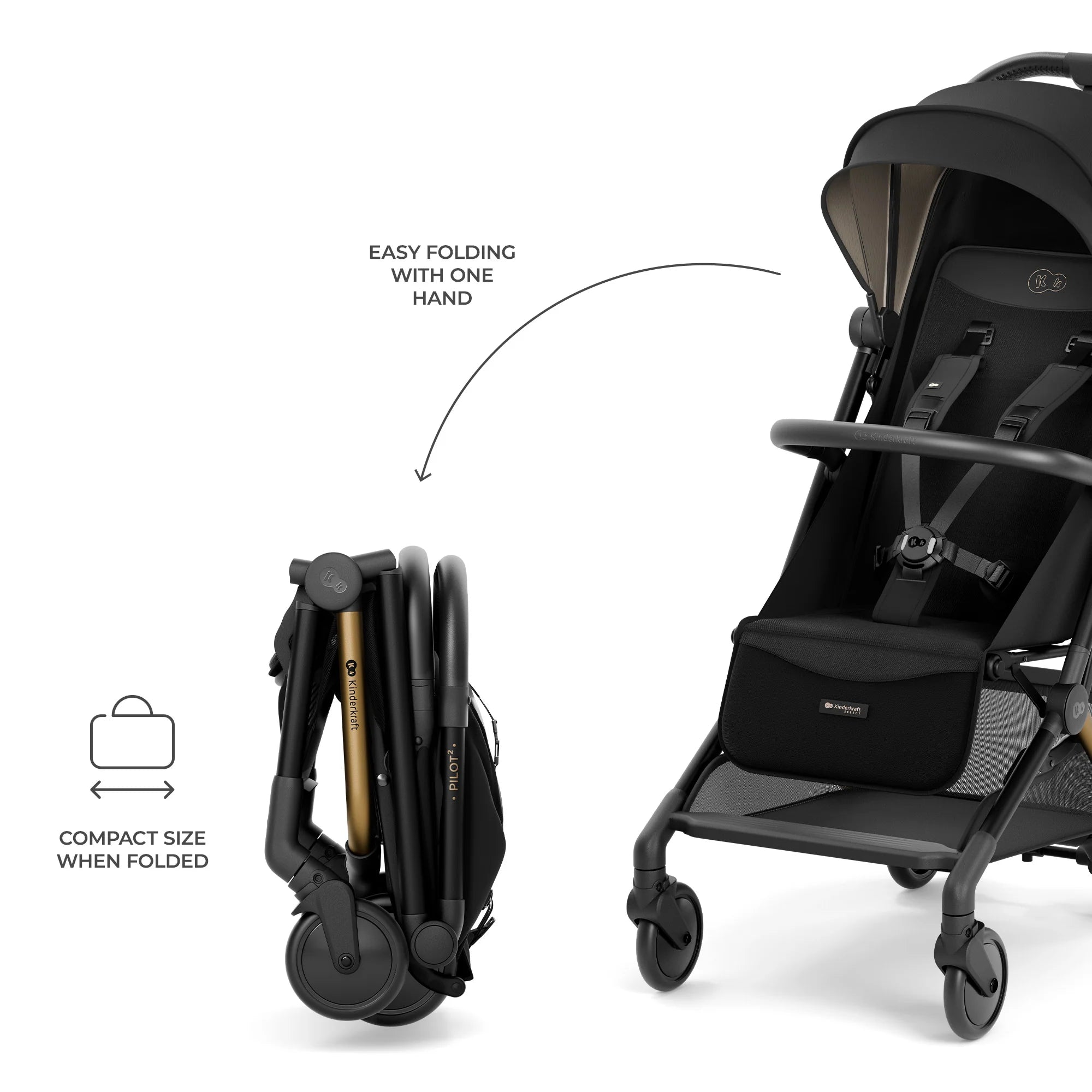 Poussette légère Kinderkraft PILOT 2