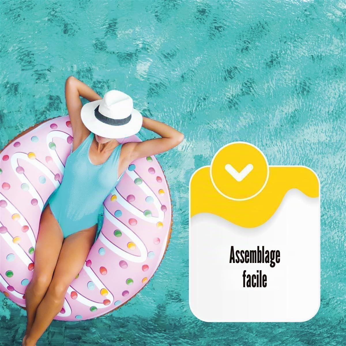 Piscine Set ovale mural en acier inoxydable (5,25 m x 3,20 m x 1,20 m), fabriqué en Europe, avec conducteur en acier inoxydable pour profondes