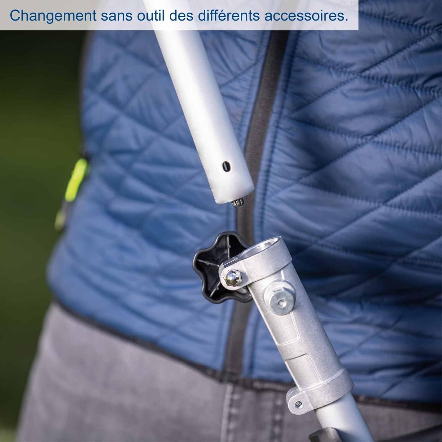 Scheppach Appareil multifonction 4 en 1 BC-MFH400-X 20V Brushless Multigarten, débroussailleuse, taille-haie, haute série 20V-IXES | avec batterie de 2 Ah et double chargeur