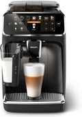 Expresso broyeur Série 5400 – 12 Spécialités de Café, Carafe LatteGo facile à nettoyer, Ecran intuitif, 4 Profils Utilisateur, Machine à café à grain Noir (EP5441/50)