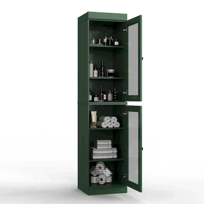 Meuble sous-vasque 100 % bois massif 42 cm avec portes en option par Palace Imports