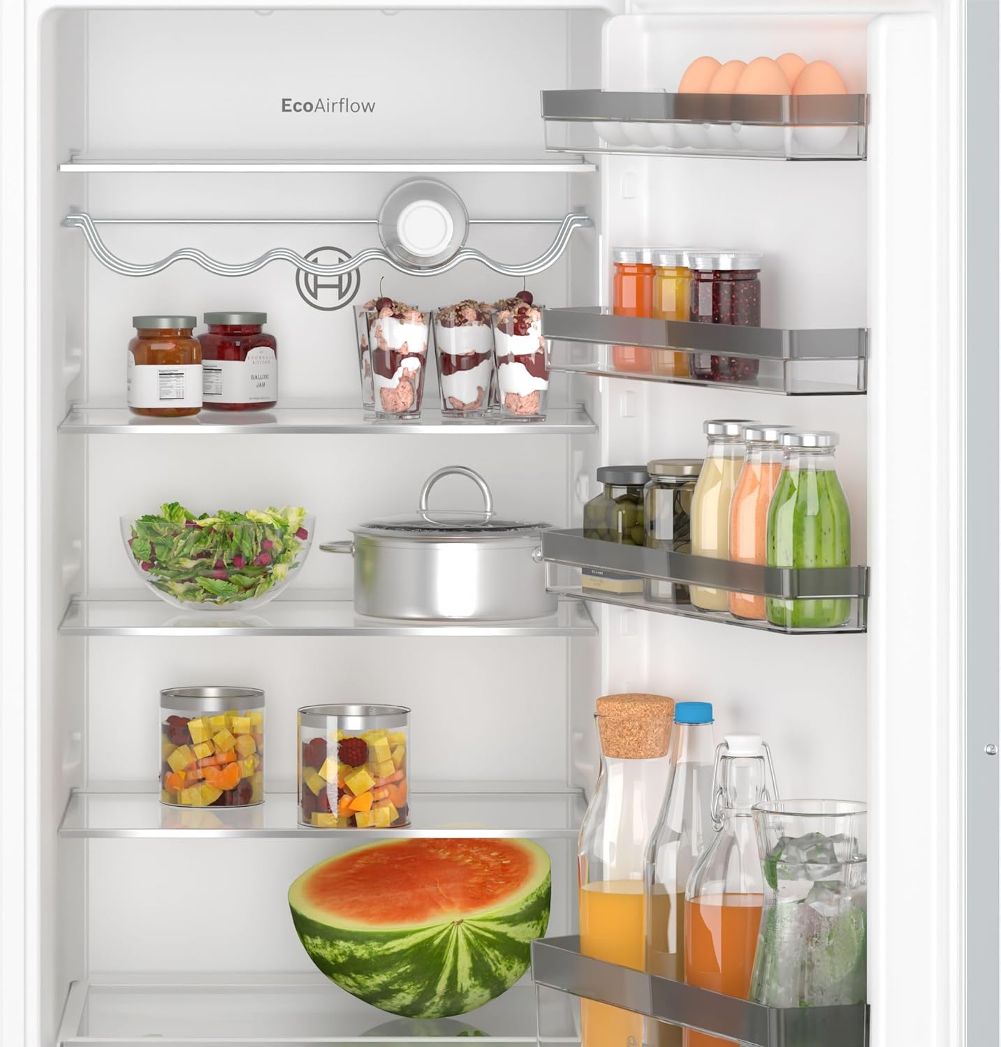 Bosch KIR41VFE0, Série 4, Petit réfrigérateur, Encastrable, 122,5 x 56 cm, 204 L