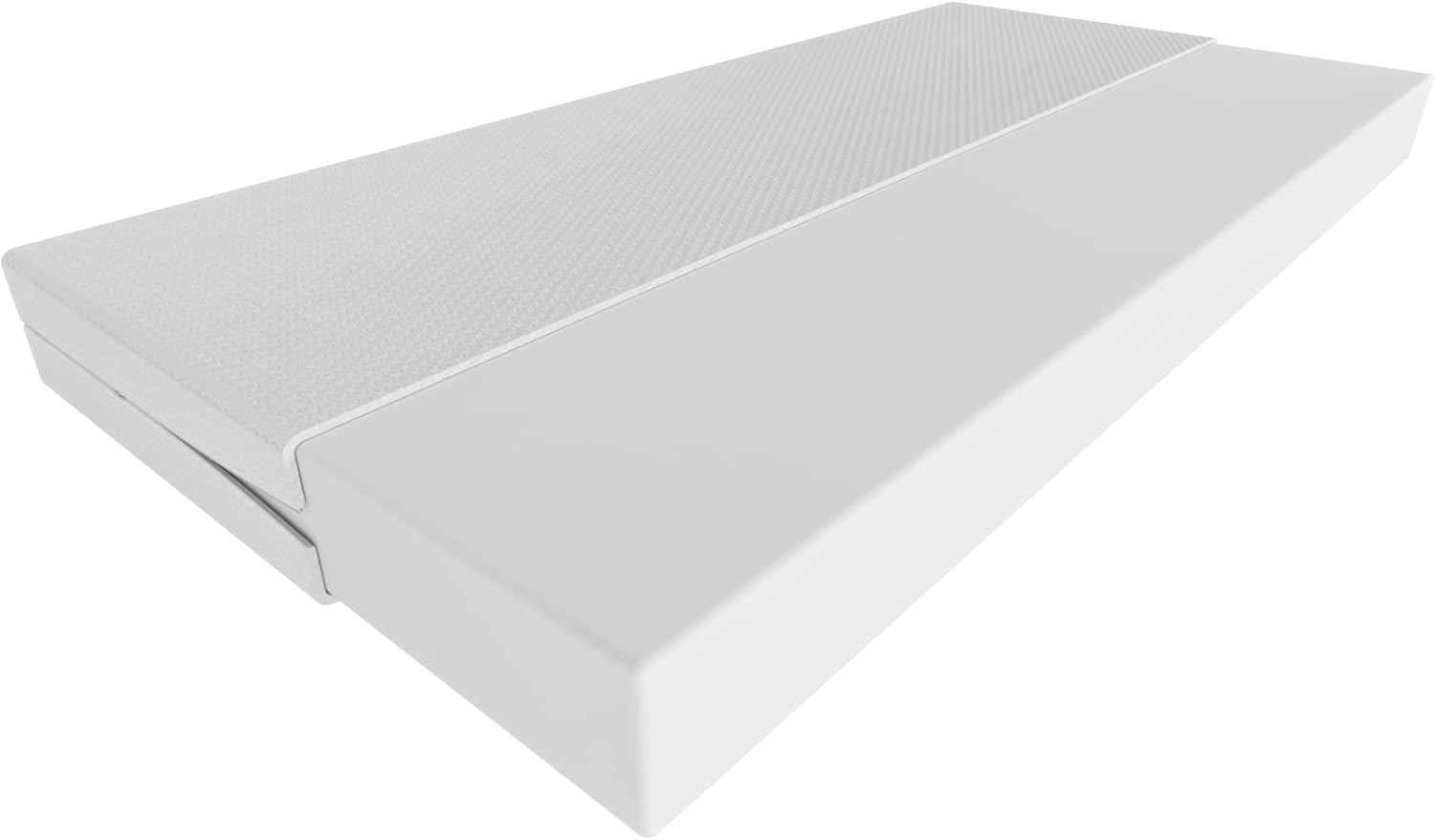 KOBI Lit Enfant FALA Blanc | avec Rangement é Tiroir | 160x80 cm | Lit Garcon Petite Fille Lits pour Enfants | avec Un Matelas et Un Cadre | Meuble la Chambre Bebe | Lit Simple avec Barriere