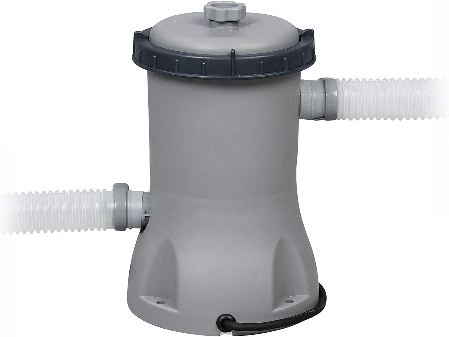 Bestway 56709 Piscine Hors Sol Power Steel™ Effet Rotin Diamètre 366 X 100 cm, Filtre à Cartouche, Échelle