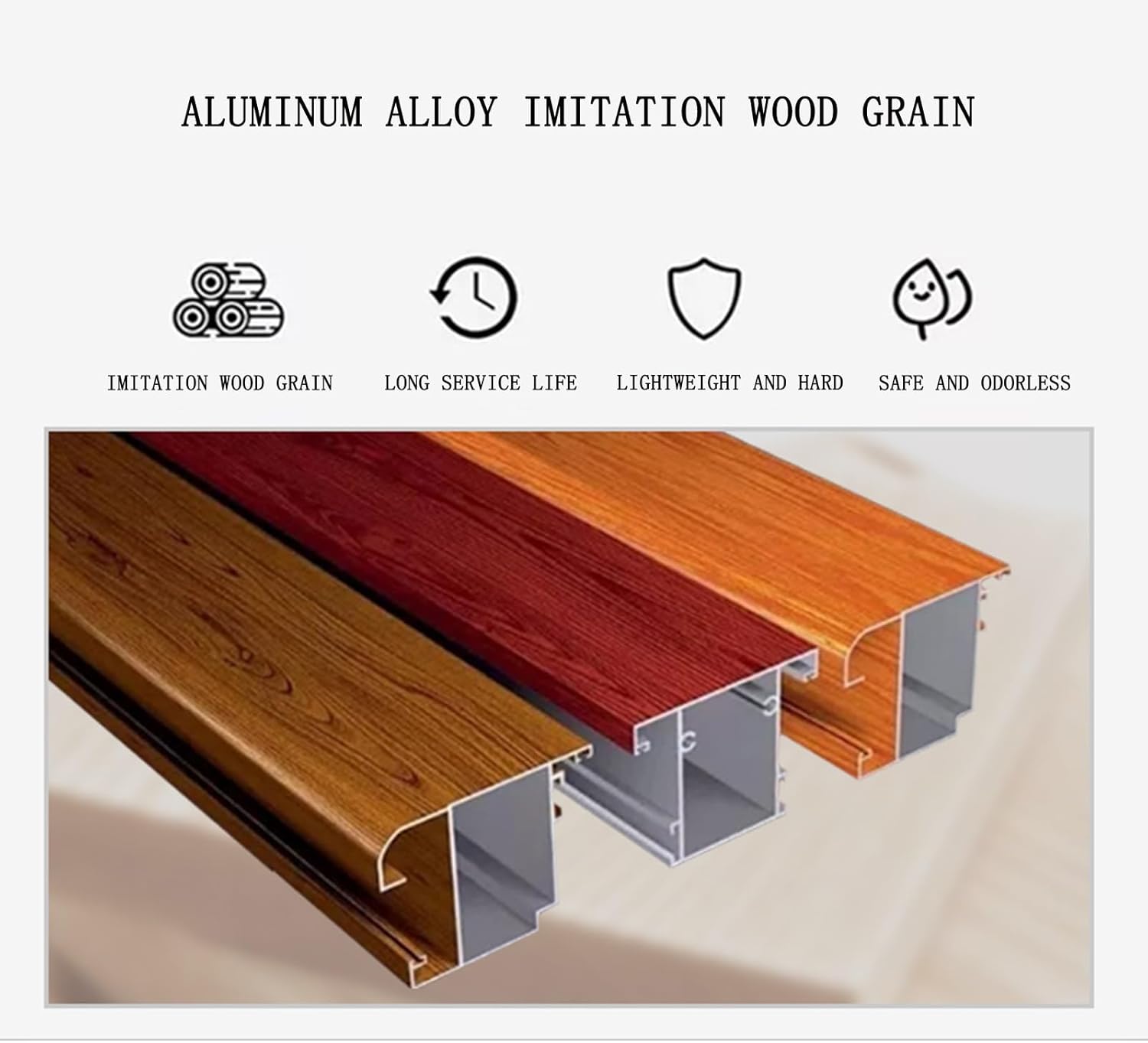 HZEPDVT Banc de Jardin en Aluminium for Trois Personnes avec Dossier et accoudoirs, résistant aux intempéries et à la Rouille, Banc de terrasse à Lattes métalliques
