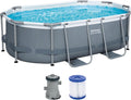 Bestway Steel Pro Max Kit Piscine Hors Sol - 305 cm x 200 cm x 84 cm - Gris