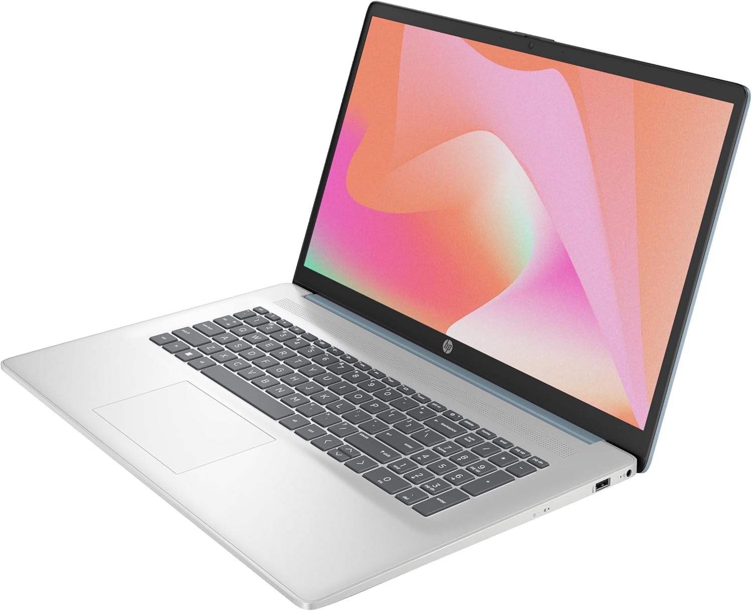 17-cp2003sf Ordinateur Portable 17,3" FHD IPS, PC Portable (AMD Ryzen 5 7520U, RAM 16 Go, SSD 512 Go, AMD Radeon Graphics, Windows 11), Laptop Argent, Clavier AZERTY