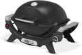 Weber Barbecue à gaz Q 1100N / Barbecue portable léger pour camping, patios et balcons avec brûleur haute efficacité, grilles en fonte émaillée et allumage électronique, noir