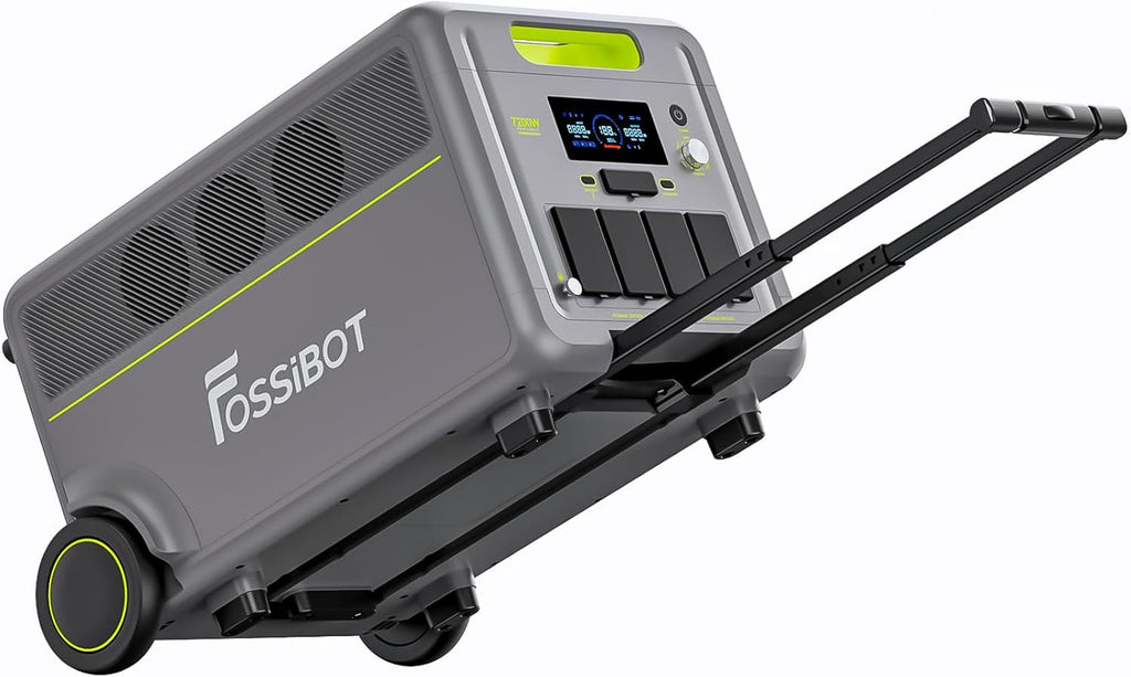 FOSSIBOT F7200 Station Électrique Portable 7200W, Batterie LiFePO4 5.2-15.6kWh, AC+Solair 5200W Max Entrée, UPS 3000W