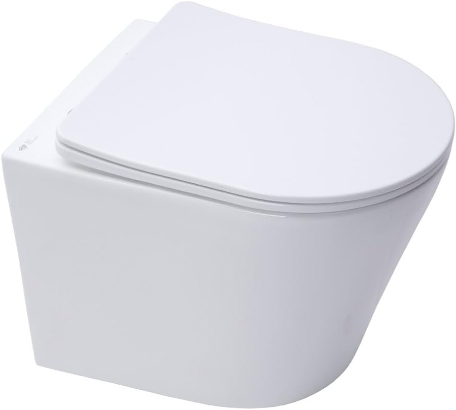 WC Suspendu Pack Complet Accessoires - Pack WC Grohe Bâti autoportant, WC SAT Infinitio sans bride, Plaque chrome, Abattant WC,Cuvette Toilette, Chasse d'eau Wc, Mécanisme