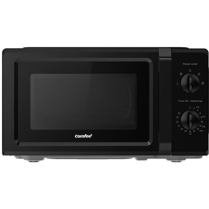 Micro-ondes pose libre - COMFEE CMO-MP012OC(BK) - Inverter - 6,2kg - L42,2 x P32,9 x H23,8 cm - 700W - 19L - Noir