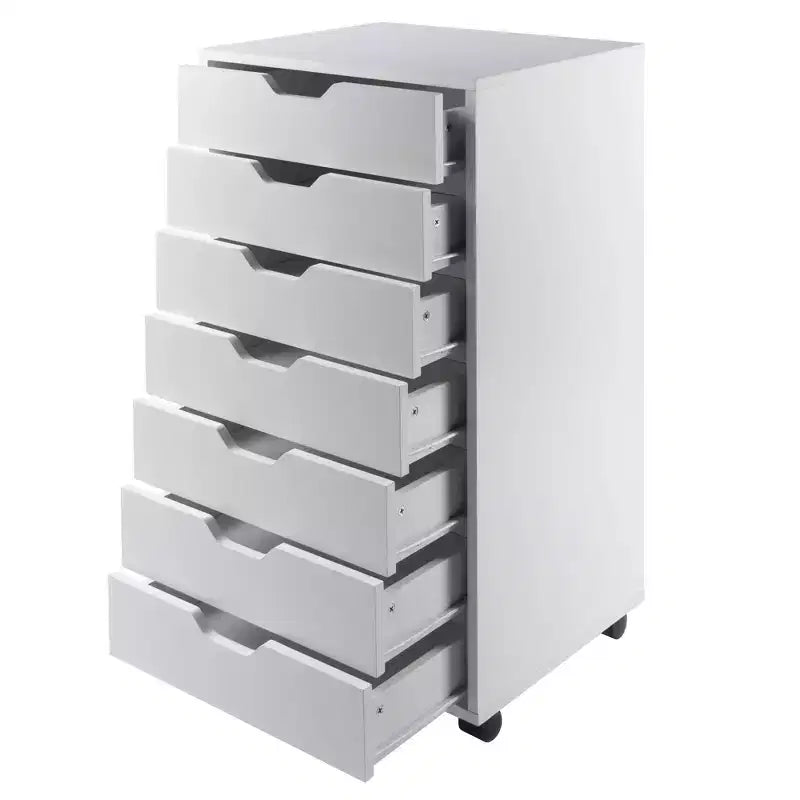 Commode Halifax à 7 tiroirs avec roulettes - Winsome