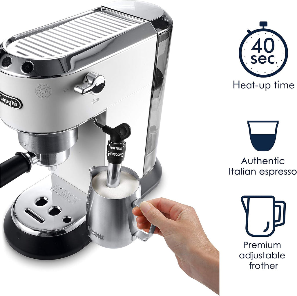 De'Longhi EC685M Dedica Deluxe Automatic Espresso Machine,35 oz, 1, Metallic