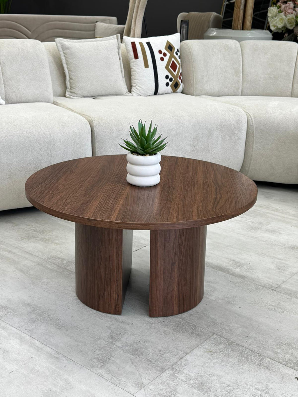 Table Basse Noyer 80cm
