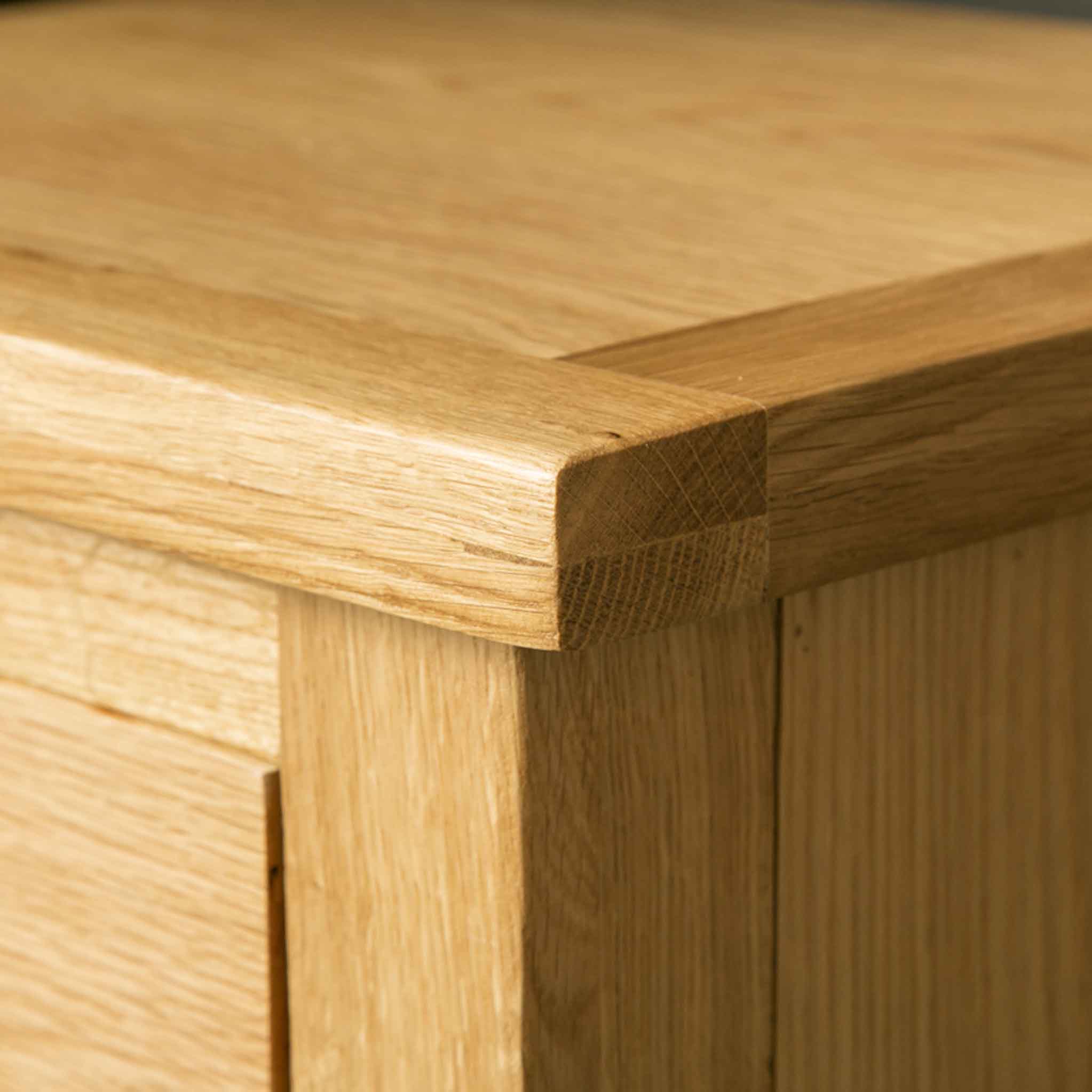 London Oak Large Smart TV Stand